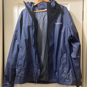 Columbia Women’s Navy Blue Rain Jacket